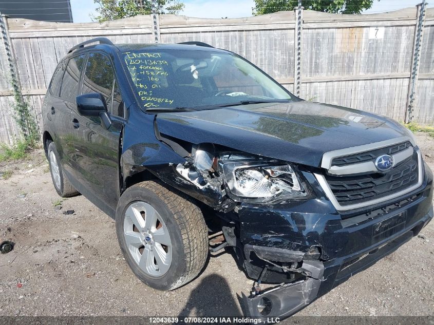 2017 Subaru Forester VIN: JF2SJEDC6HH458776 Lot: 12043639