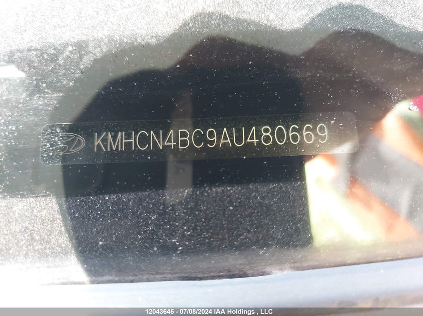 2010 Hyundai Accent Gl VIN: KMHCN4BC9AU480669 Lot: 12043645