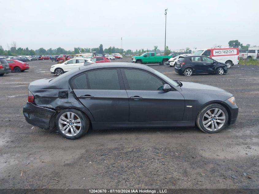 2008 BMW 3 Series VIN: WBAVA33548FV67085 Lot: 12043670