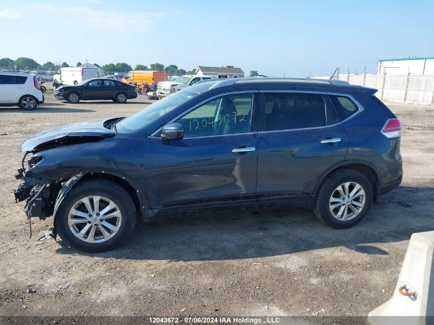2016 Nissan Rogue VIN: 5N1AT2MT8GC870398 Lot: 12043672