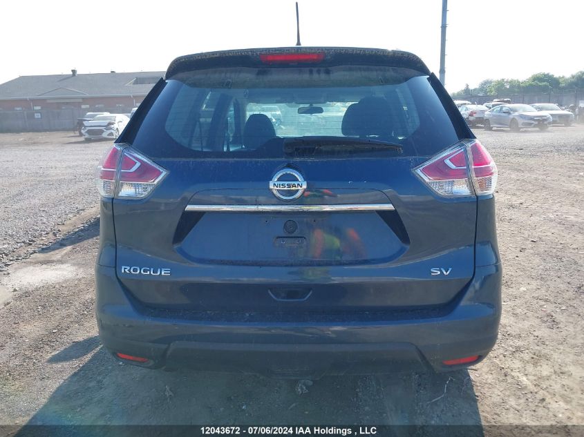 2016 Nissan Rogue VIN: 5N1AT2MT8GC870398 Lot: 12043672