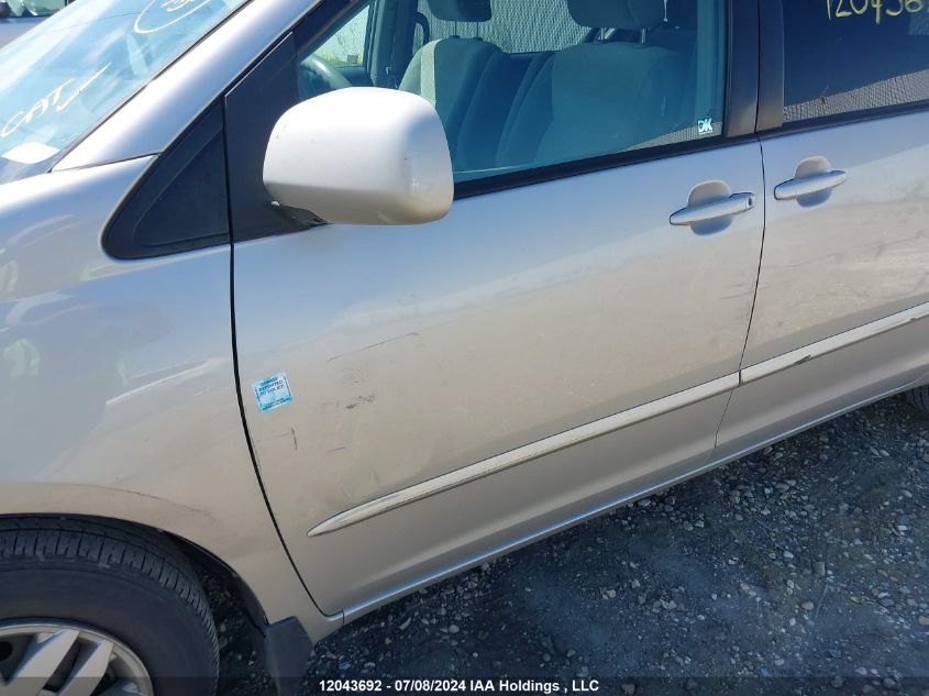 2007 Toyota Sienna Ce/Le VIN: 5TDZK23C67S065509 Lot: 12043692