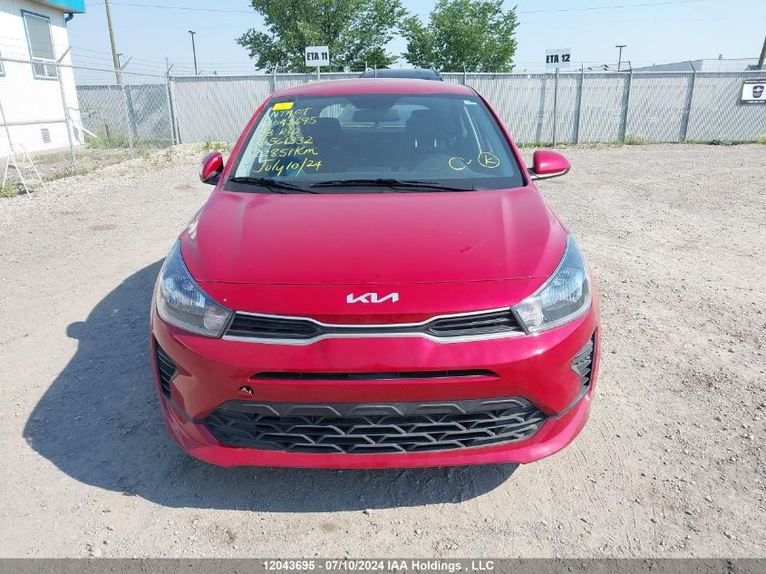 2023 Kia Rio 5-Door VIN: 3KPA25AD2PE561332 Lot: 12043695