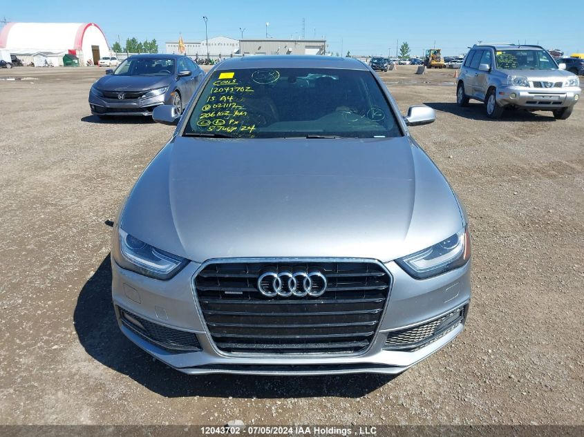 2015 Audi A4 VIN: WAUMFCFLXFN021112 Lot: 12043702