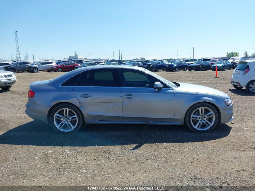 2015 Audi A4 VIN: WAUMFCFLXFN021112 Lot: 12043702