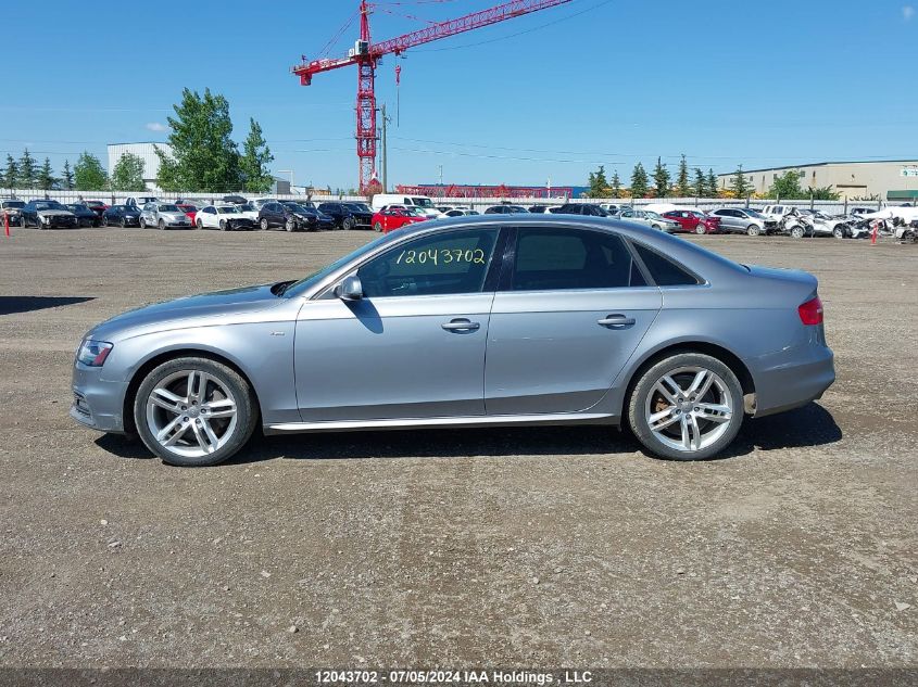 2015 Audi A4 VIN: WAUMFCFLXFN021112 Lot: 12043702