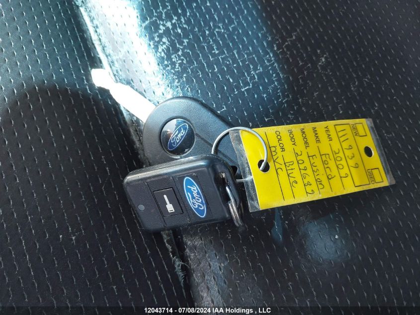 2009 Ford Fusion VIN: 3FAHP08149R209689 Lot: 12043714