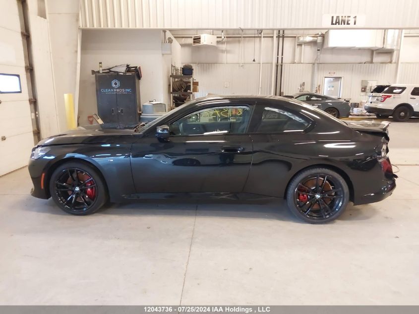 2024 BMW M240Xi VIN: 3MW53CM07R8E53184 Lot: 12043736