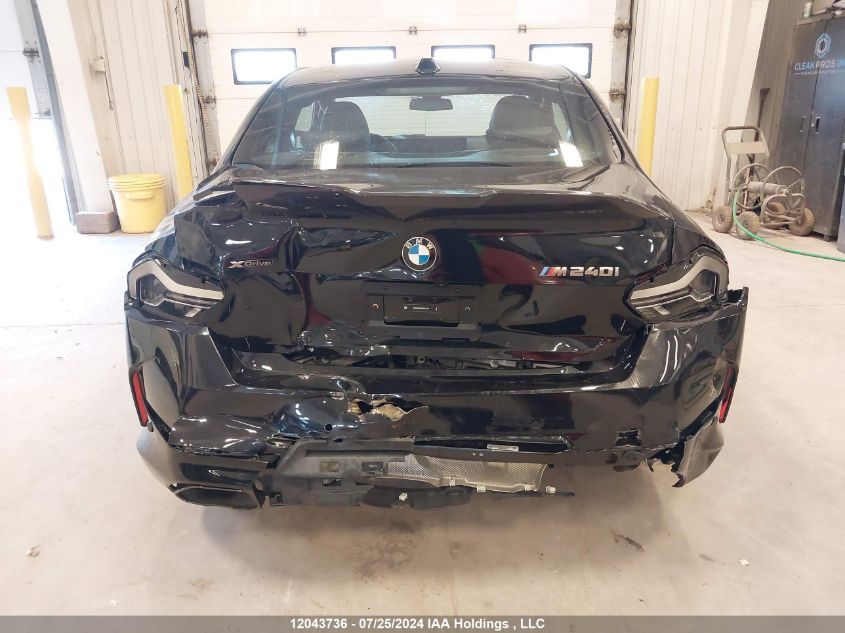2024 BMW M240Xi VIN: 3MW53CM07R8E53184 Lot: 12043736
