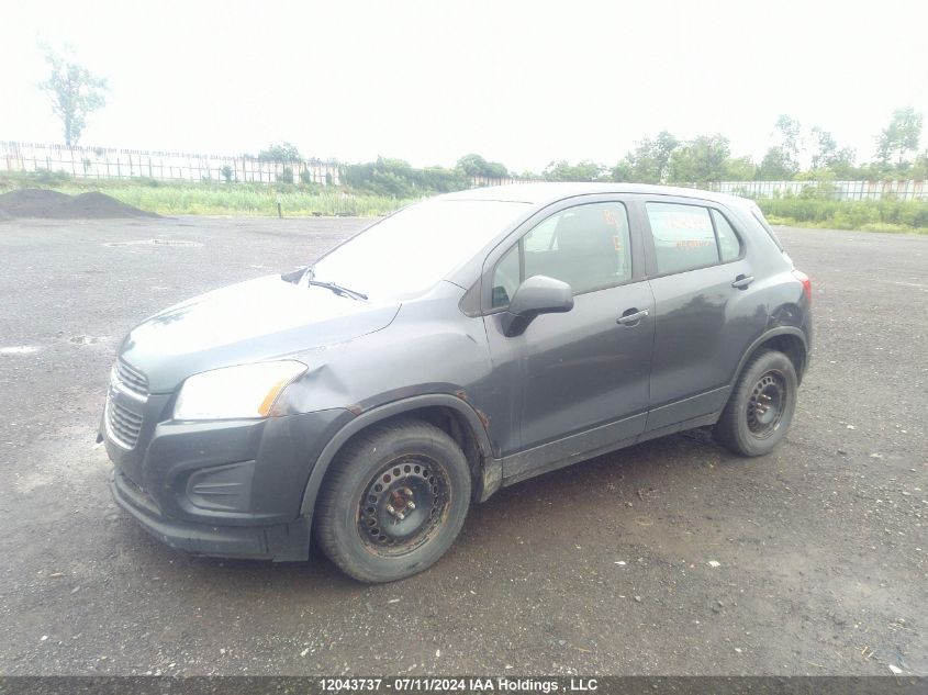 2016 Chevrolet Trax VIN: 3GNCJKSB3GL194211 Lot: 12043737