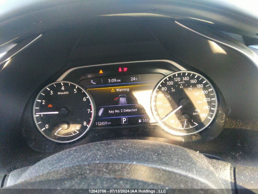 2018 Nissan Murano VIN: 5N1AZ2MH2JN168485 Lot: 12043756