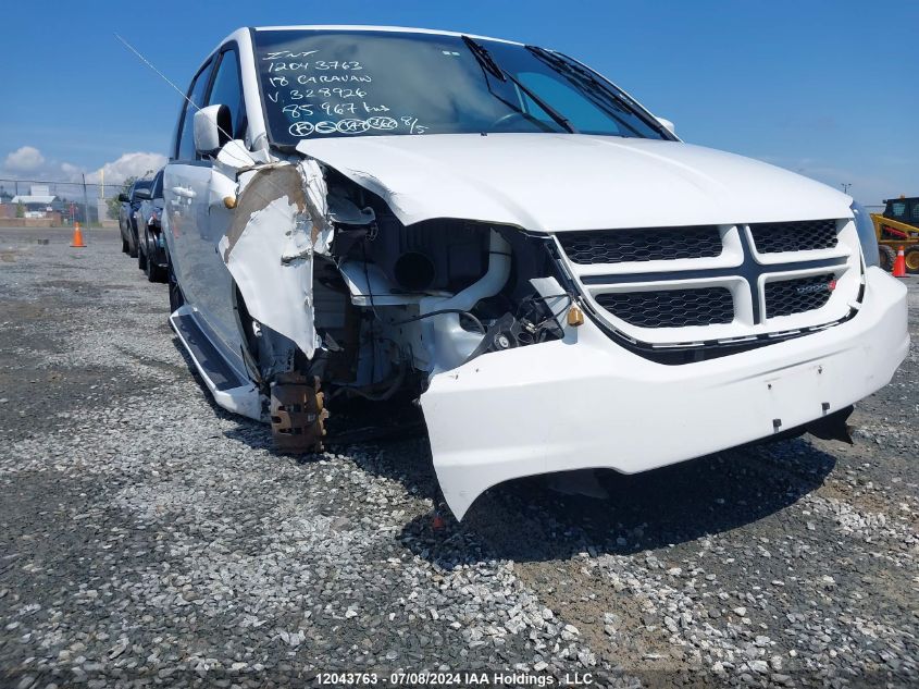 2018 Dodge Grand Caravan Gt VIN: 2C4RDGEG2JR328926 Lot: 12043763