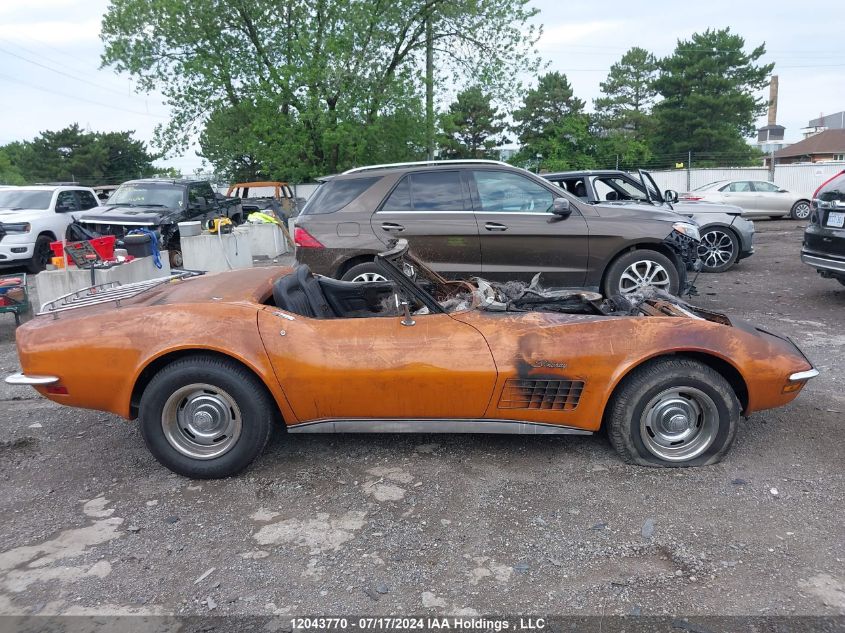 1971 Chevrolet Corvette VIN: 194671S118815 Lot: 12043770