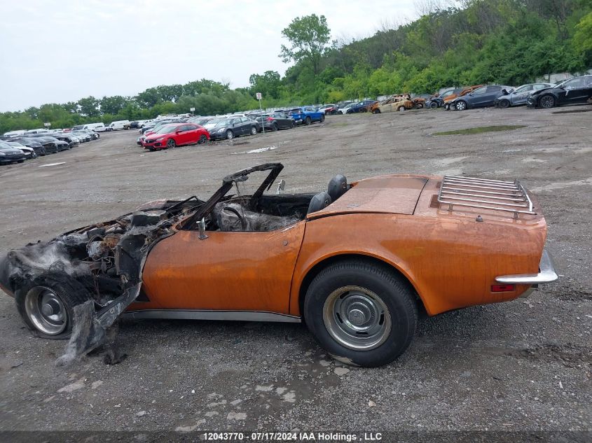 1971 Chevrolet Corvette VIN: 194671S118815 Lot: 12043770