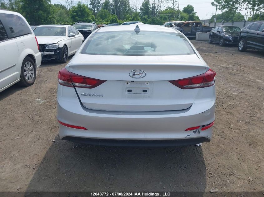 2017 Hyundai Elantra Se/Value/Limited VIN: KMHD84LF8HU172665 Lot: 12043772