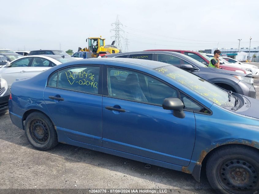 2HGFA16408H020992 2008 Honda Civic