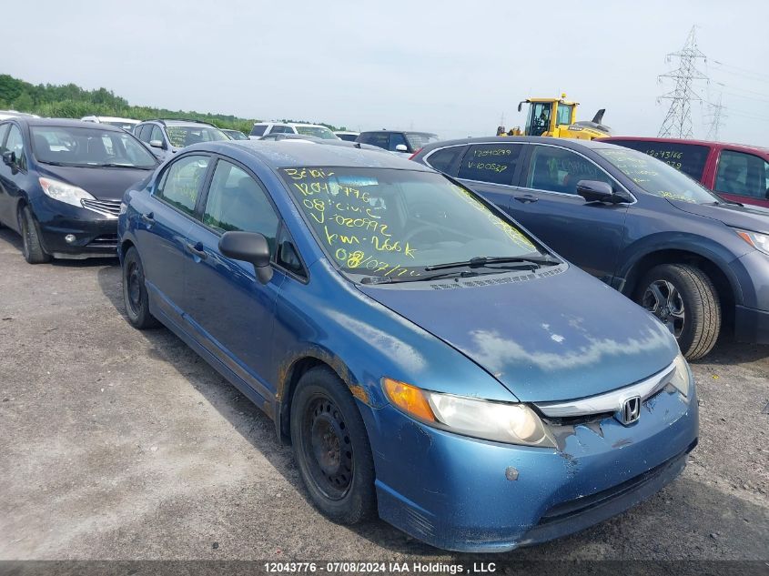 2HGFA16408H020992 2008 Honda Civic