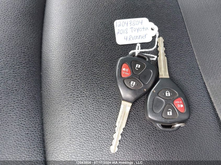 2018 Toyota 4Runner Sr5 VIN: JTEBU5JR1J5532607 Lot: 12043804
