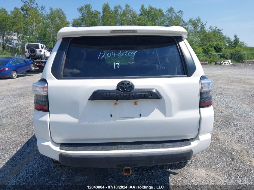 2018 Toyota 4Runner Sr5 VIN: JTEBU5JR1J5532607 Lot: 12043804