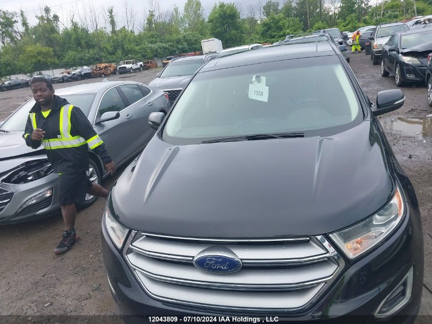 2017 Ford Edge Sel VIN: 2FMPK4J92HBB85042 Lot: 12043809