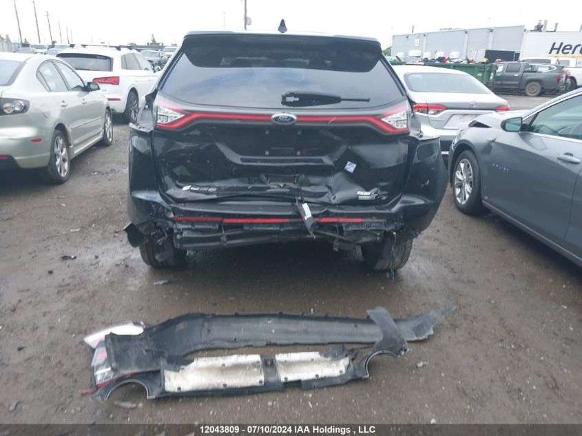 2017 Ford Edge Sel VIN: 2FMPK4J92HBB85042 Lot: 12043809