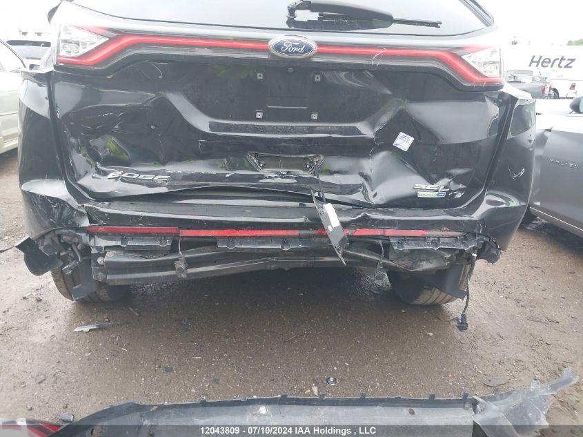 2017 Ford Edge Sel VIN: 2FMPK4J92HBB85042 Lot: 12043809
