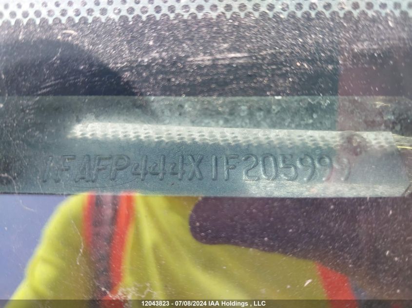 2001 Ford Mustang VIN: 1FAFP444X1F205999 Lot: 12043823