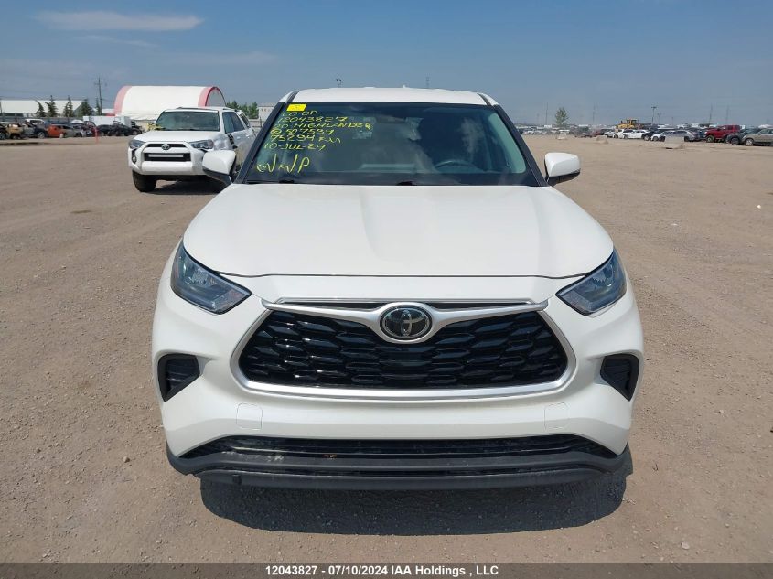 2020 Toyota Highlander Le VIN: 5TDBZRBH7LS507534 Lot: 12043827