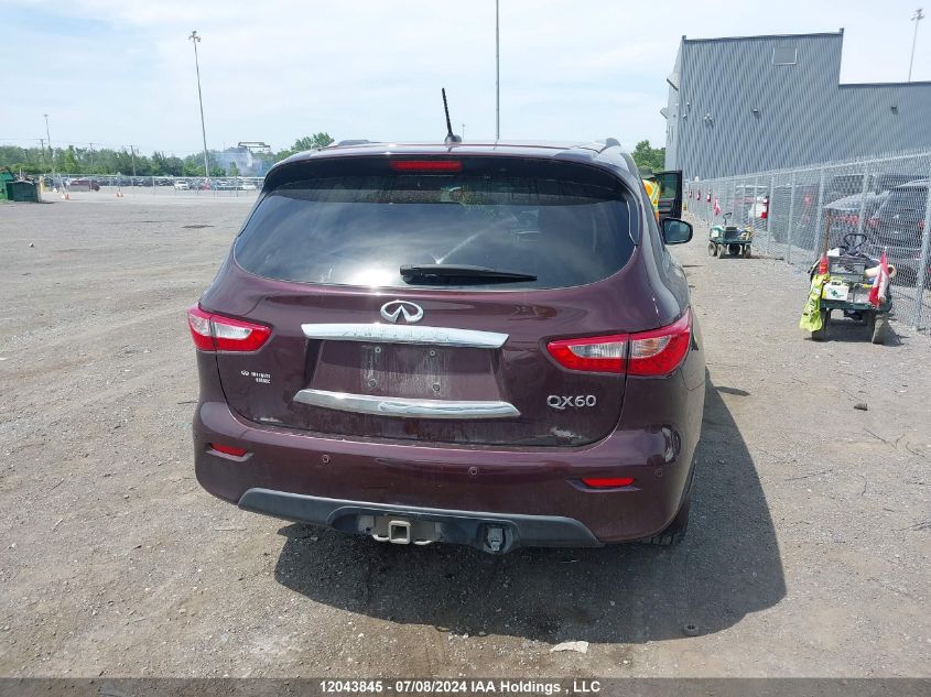 2014 Infiniti Qx60 Hybrid VIN: 5N1CL0MM0EC514742 Lot: 12043845