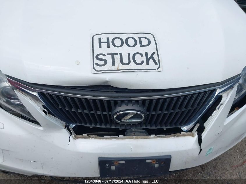 2010 Lexus Rx 350 VIN: 2T2BK1BA9AC016117 Lot: 12043846