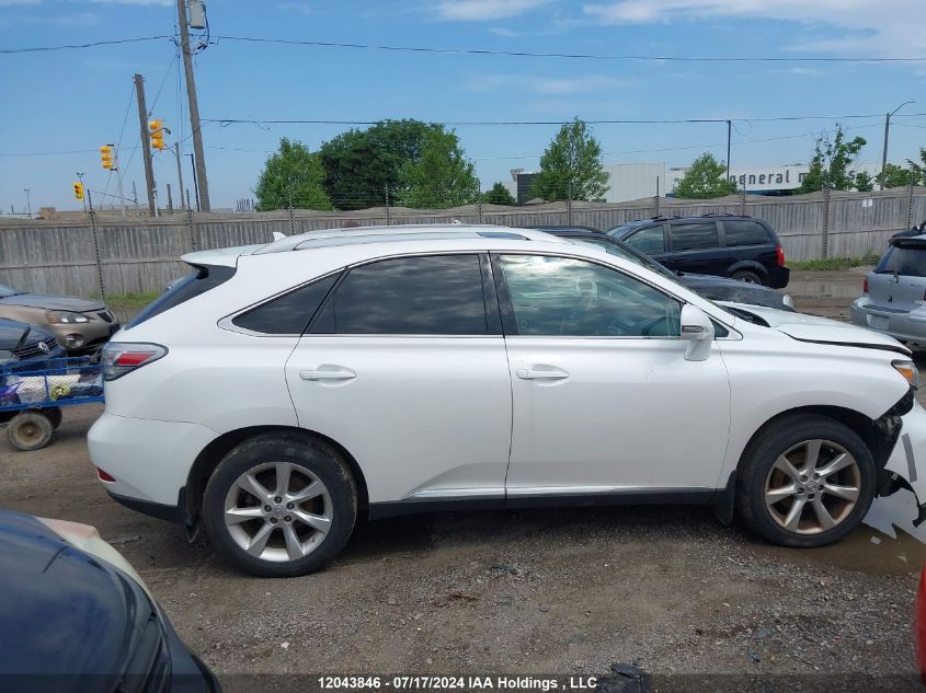 2010 Lexus Rx 350 VIN: 2T2BK1BA9AC016117 Lot: 12043846