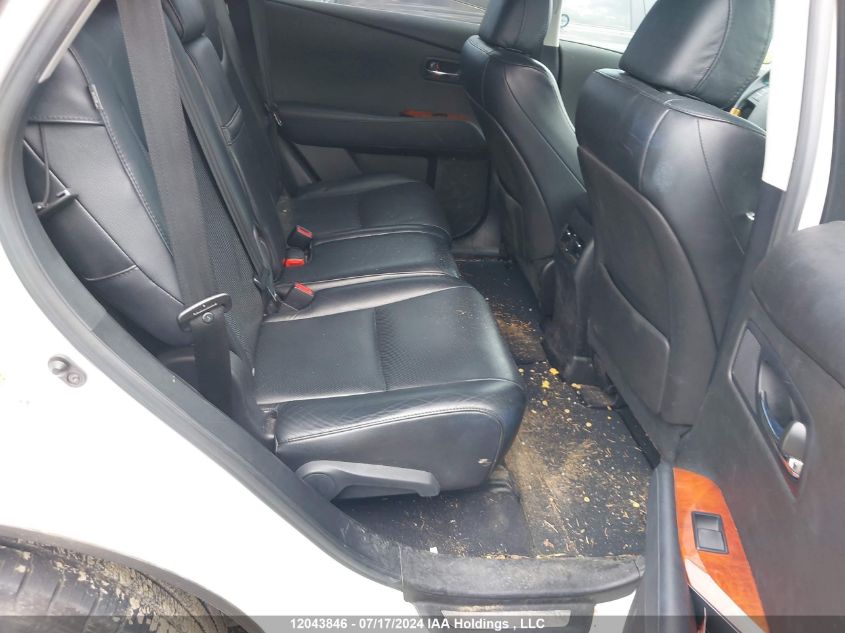 2010 Lexus Rx 350 VIN: 2T2BK1BA9AC016117 Lot: 12043846