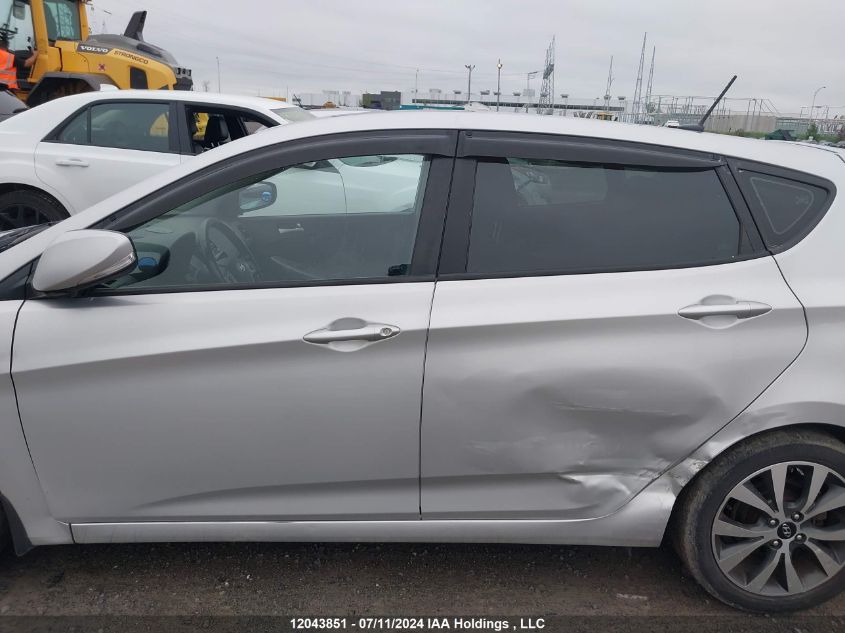 2015 Hyundai Accent Gls/Se VIN: KMHCU5AE6FU226307 Lot: 12043851