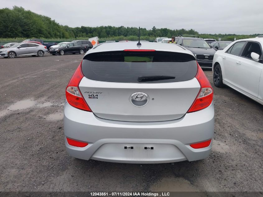 2015 Hyundai Accent Gls/Se VIN: KMHCU5AE6FU226307 Lot: 12043851