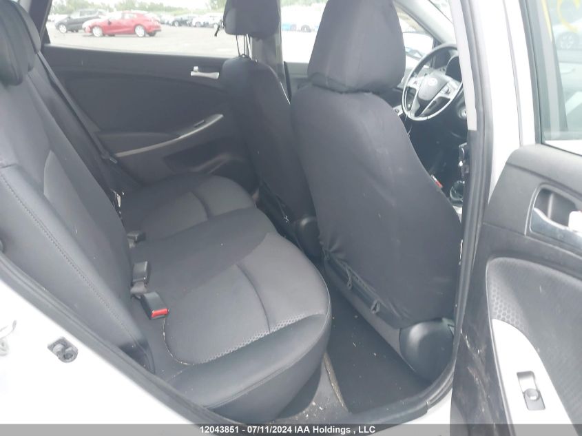 2015 Hyundai Accent Gls/Se VIN: KMHCU5AE6FU226307 Lot: 12043851