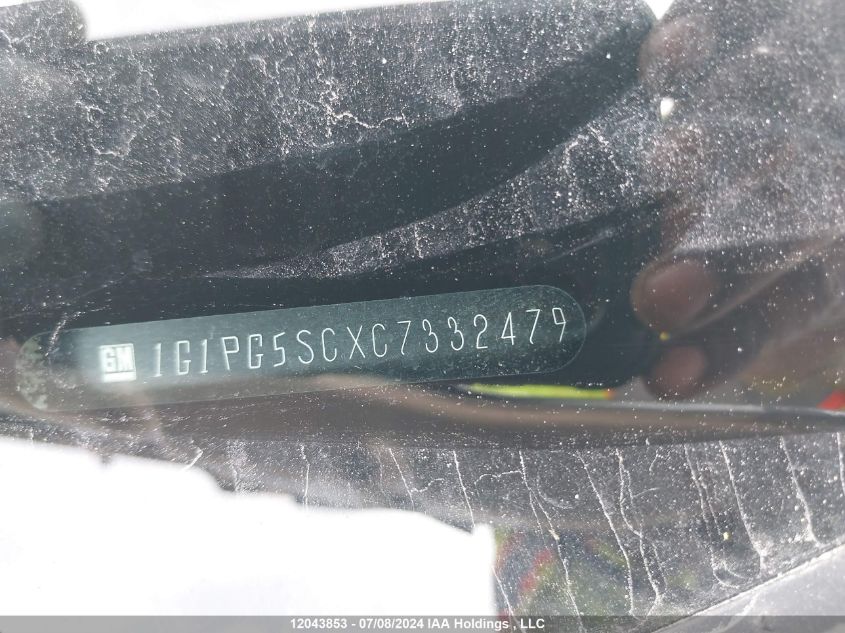 2012 Chevrolet Cruze VIN: 1G1PG5SCXC7332479 Lot: 12043853