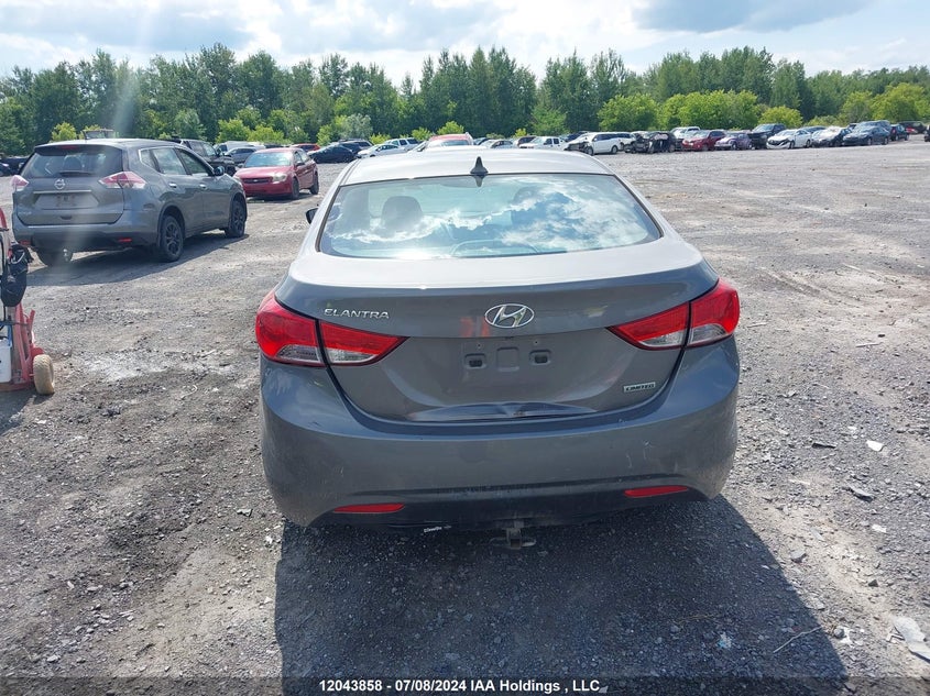 2012 Hyundai Elantra Limited VIN: 5NPDH4AE8CH124830 Lot: 12043858