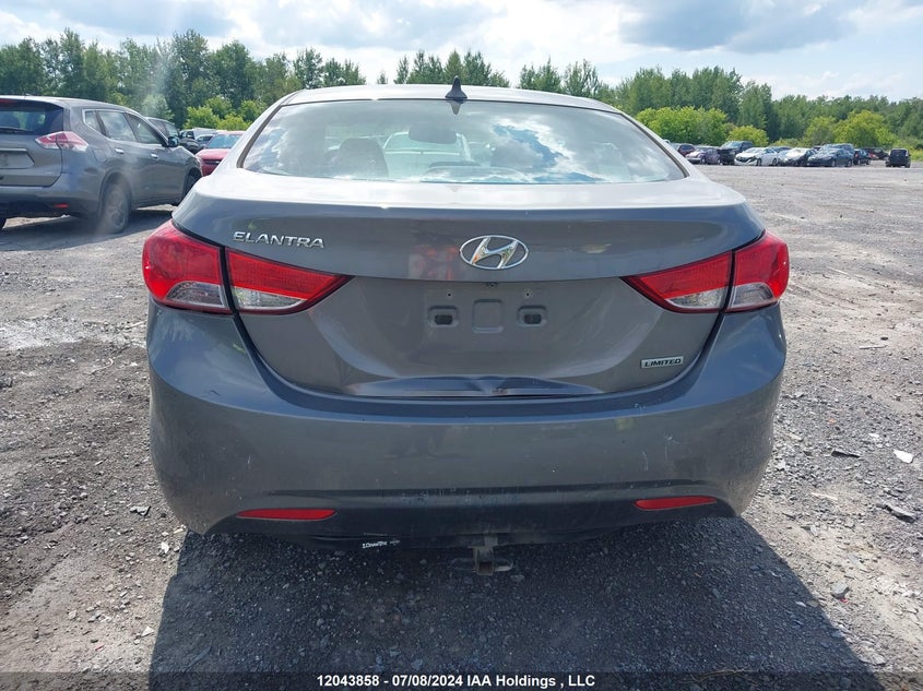 2012 Hyundai Elantra Limited VIN: 5NPDH4AE8CH124830 Lot: 12043858