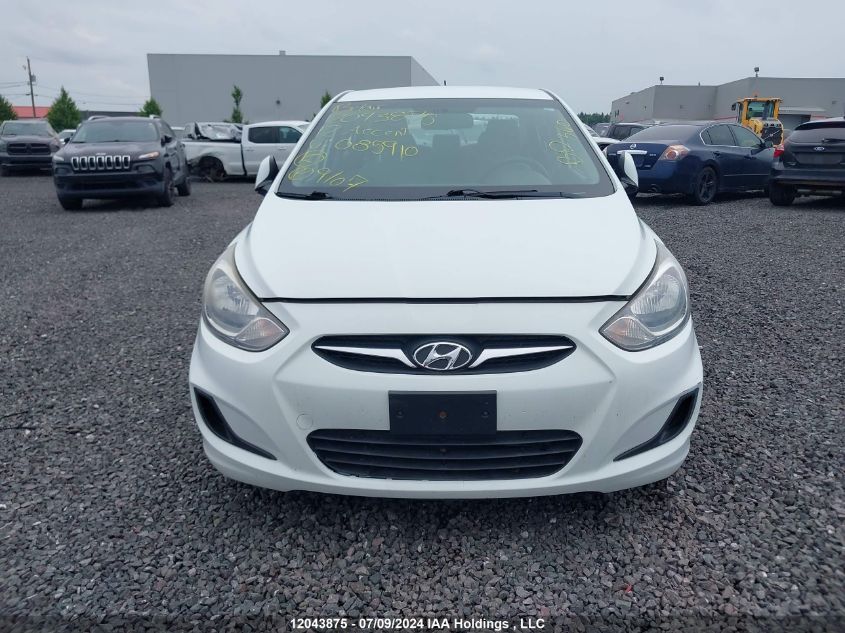 2012 Hyundai Accent VIN: KMHCT4AE2CU085910 Lot: 12043875