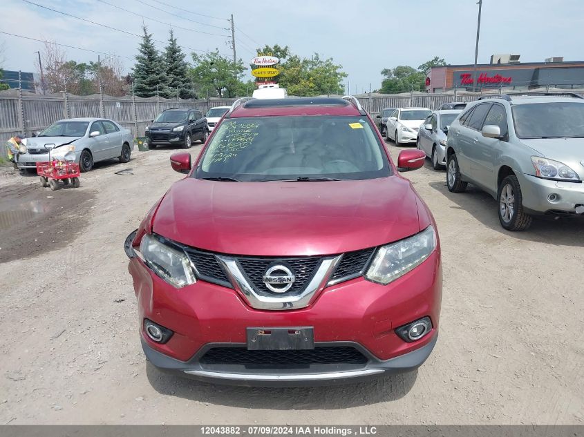 2015 Nissan Rogue VIN: 5N1AT2MT7FC755547 Lot: 12043882