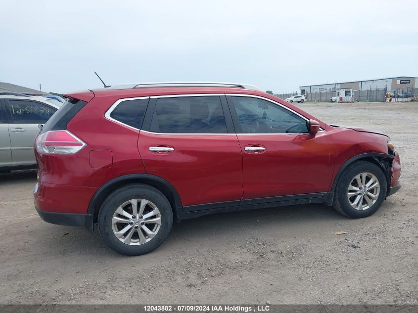 2015 Nissan Rogue VIN: 5N1AT2MT7FC755547 Lot: 12043882