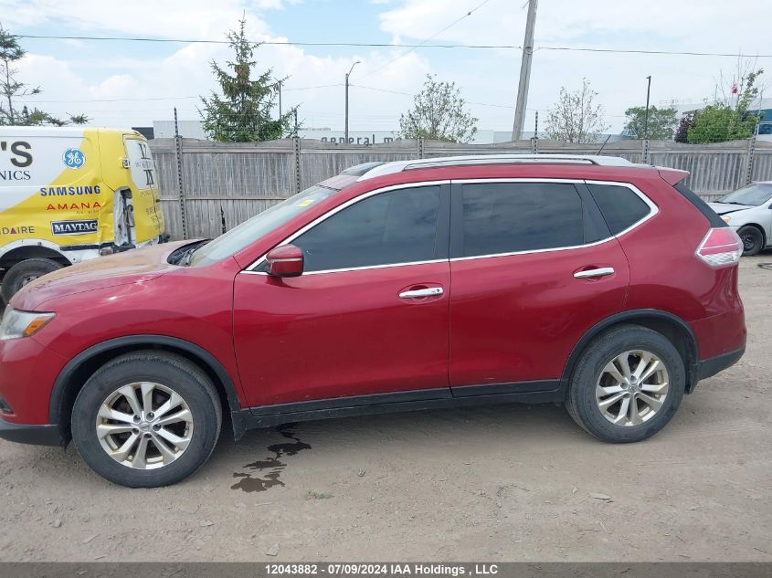 2015 Nissan Rogue VIN: 5N1AT2MT7FC755547 Lot: 12043882