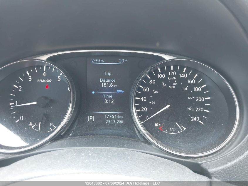 2015 Nissan Rogue VIN: 5N1AT2MT7FC755547 Lot: 12043882