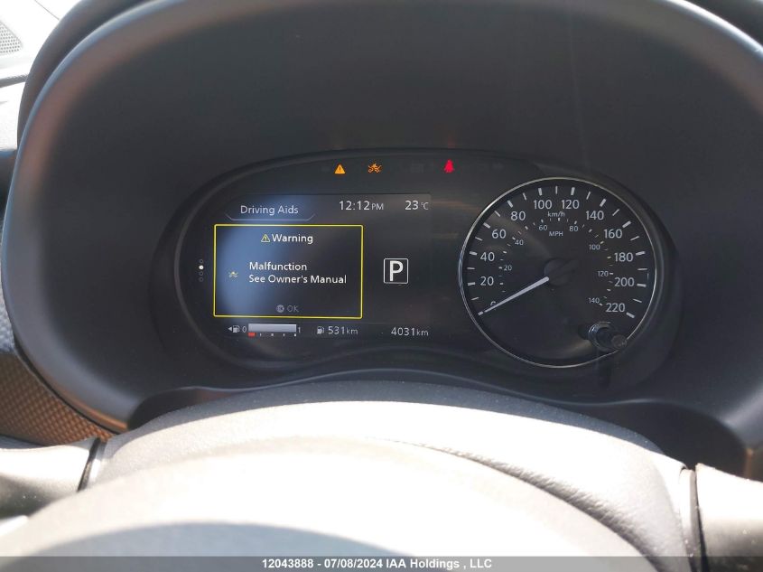 2024 Nissan Kicks Sv VIN: 3N1CP5CV1RL544460 Lot: 12043888