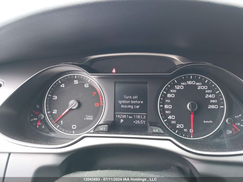 2014 Audi A4 VIN: WAUAFCFLXEN037800 Lot: 12043893