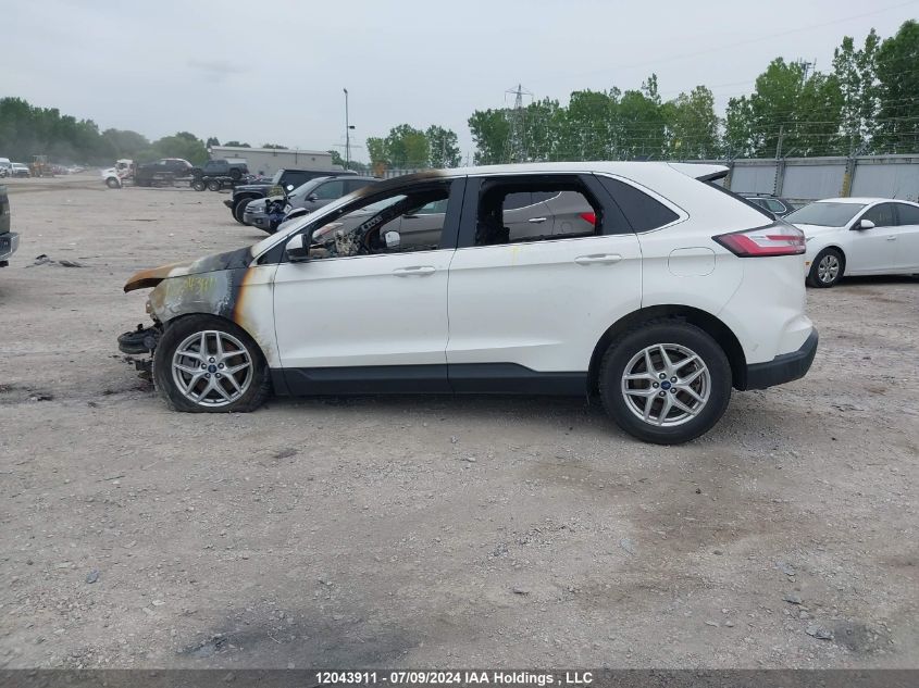 2022 Ford Edge Sel VIN: 2FMPK4J9XNBA60494 Lot: 12043911