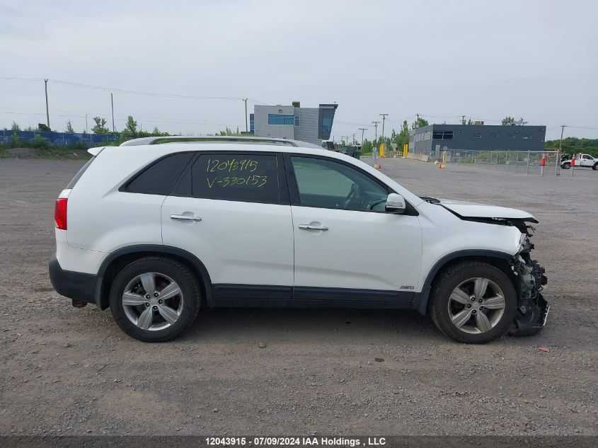2013 Kia Sorento Ex VIN: 5XYKUDA21DG330153 Lot: 12043915