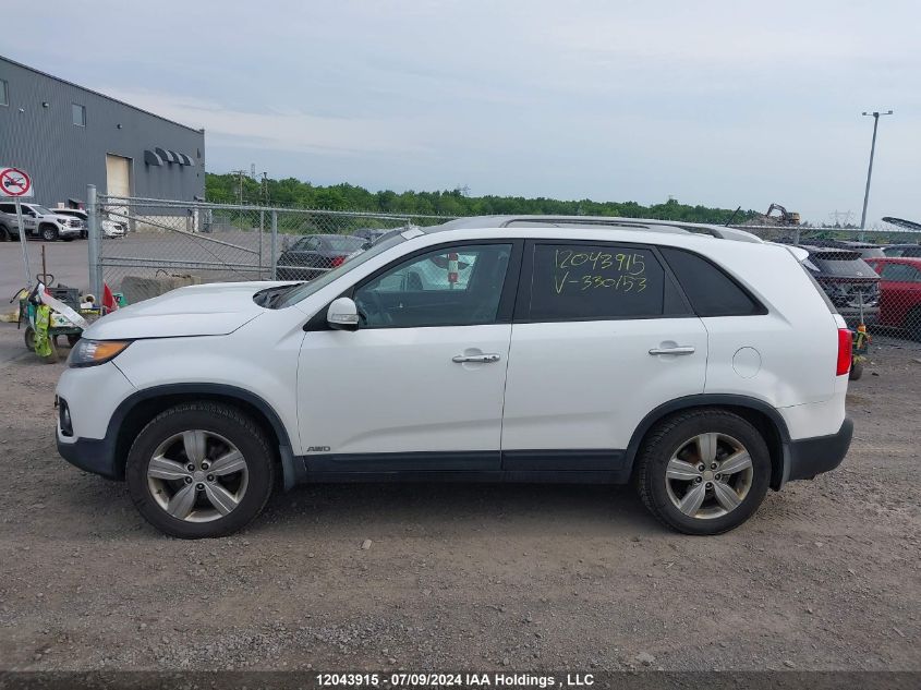 2013 Kia Sorento Ex VIN: 5XYKUDA21DG330153 Lot: 12043915