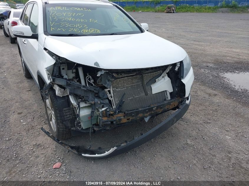 2013 Kia Sorento Ex VIN: 5XYKUDA21DG330153 Lot: 12043915