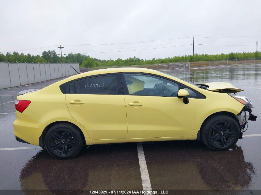 2016 Kia Rio VIN: KNADM4A36G6654317 Lot: 12043929